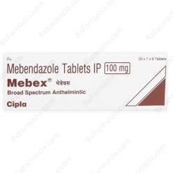 Mebendazole 100 Mg (Mebex 100)
