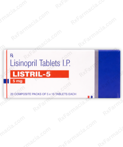 Lisinopril 5MG (Listril-5) - Buy Online