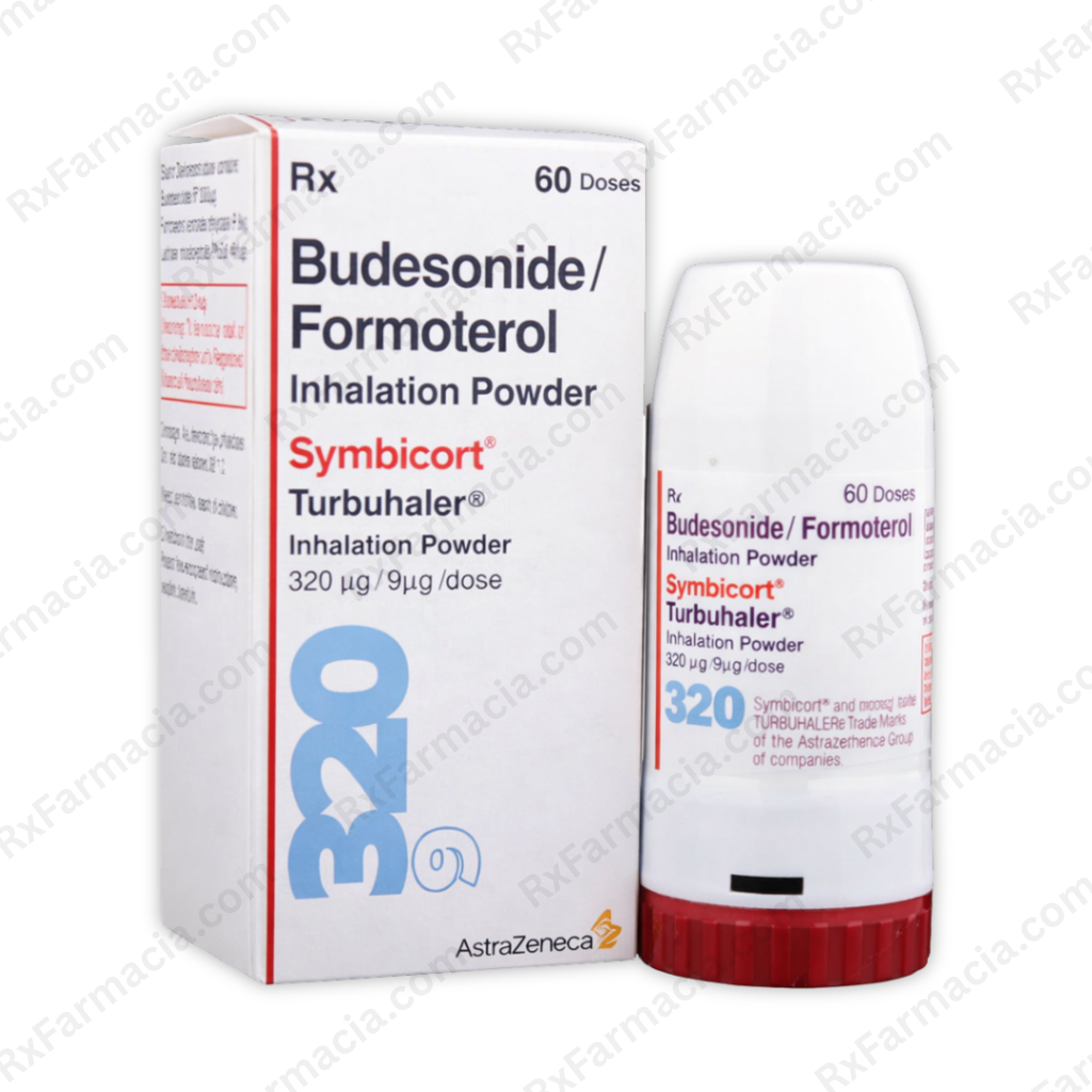 Budesonide/Formoterol 320mcg/9mcg (Symbicort) - Buy Online