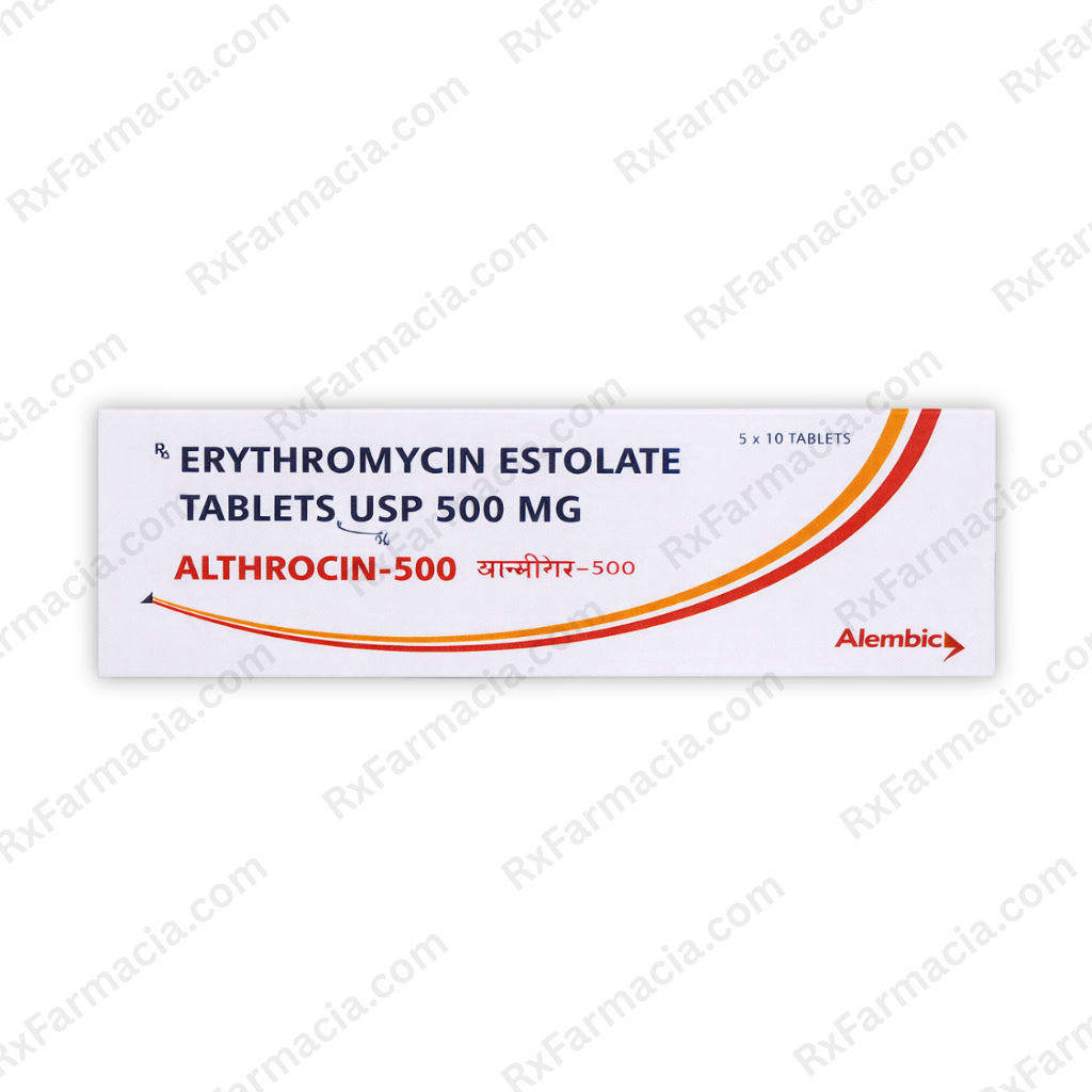 Erythromycin 500MG (Althrocin) - Buy Online