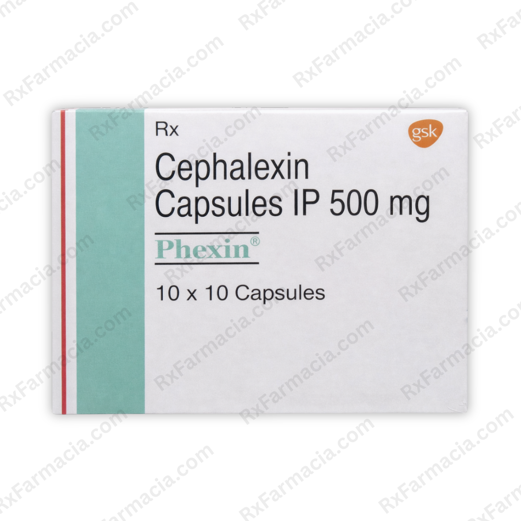 Cephalexin 500MG (Phexin) - Buy Online