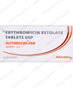Erythromycin 250MG (Althrocin) - Buy Online