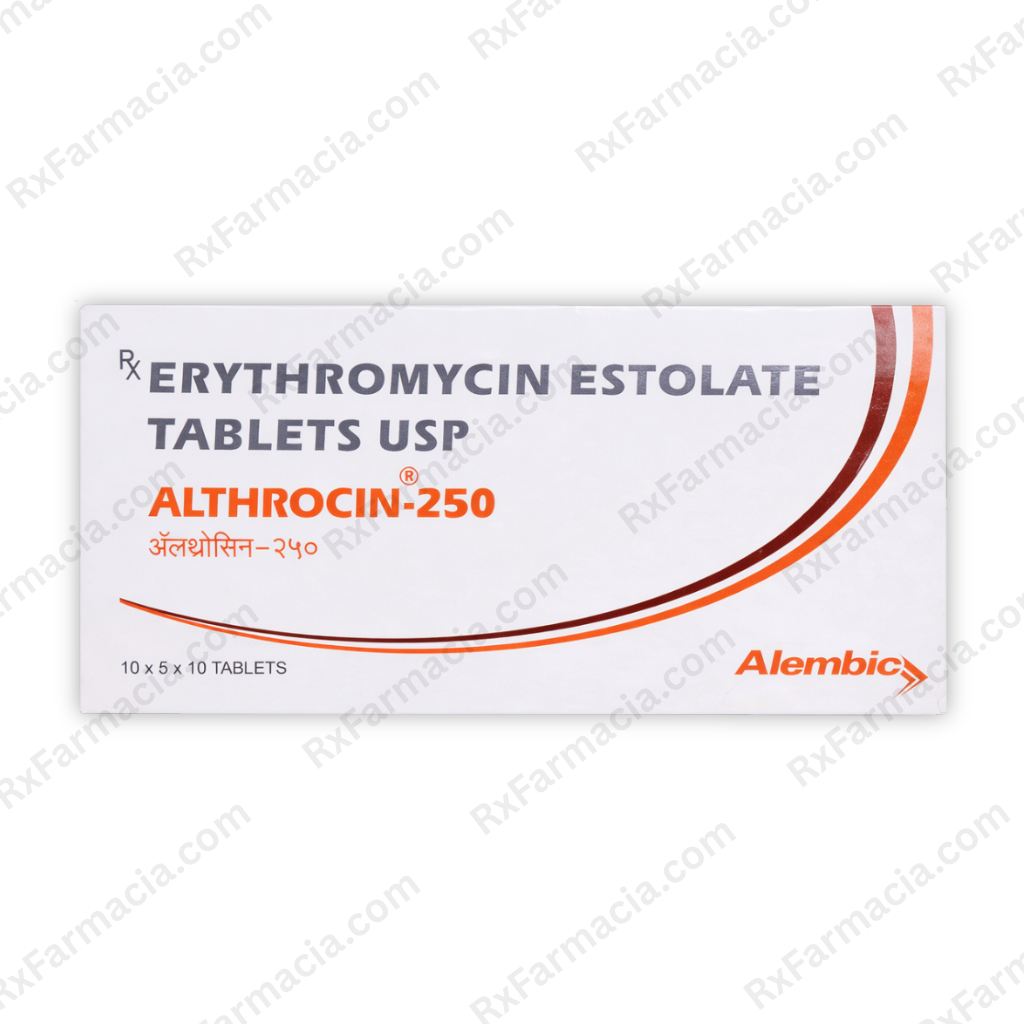 Erythromycin 250MG (Althrocin) - Buy Online