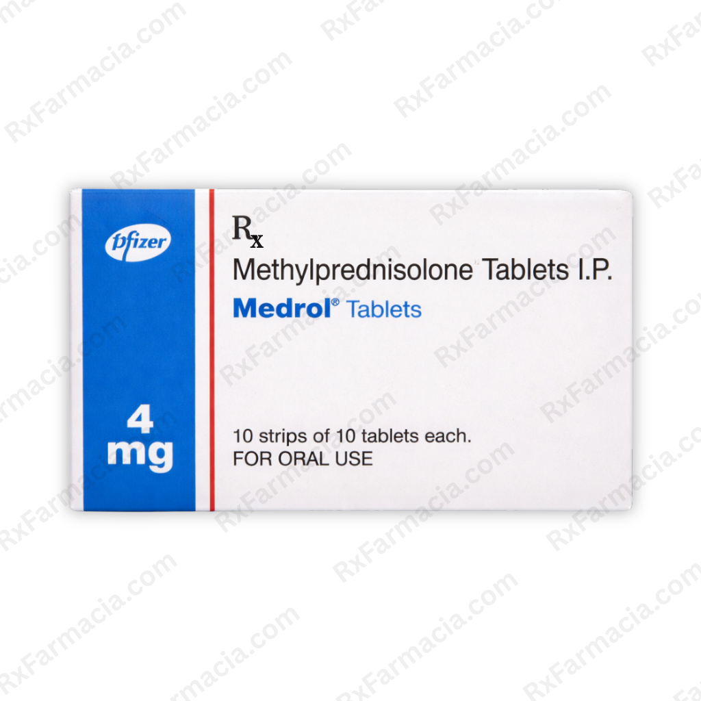 Methylprednisolone 4mg (Medrol 4) - Buy Online