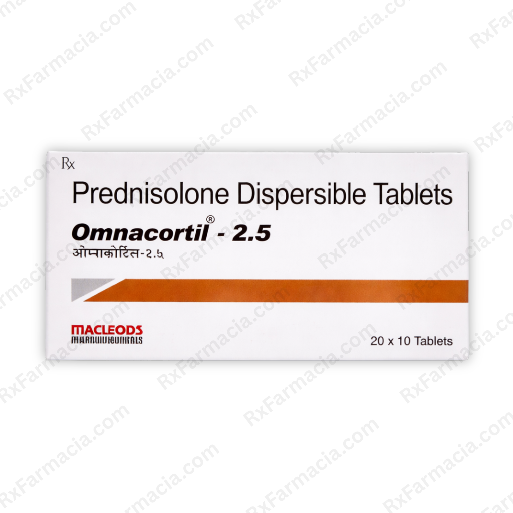 Prednisolone 2.5mg (Omnacortil 2.5) - Buy Online