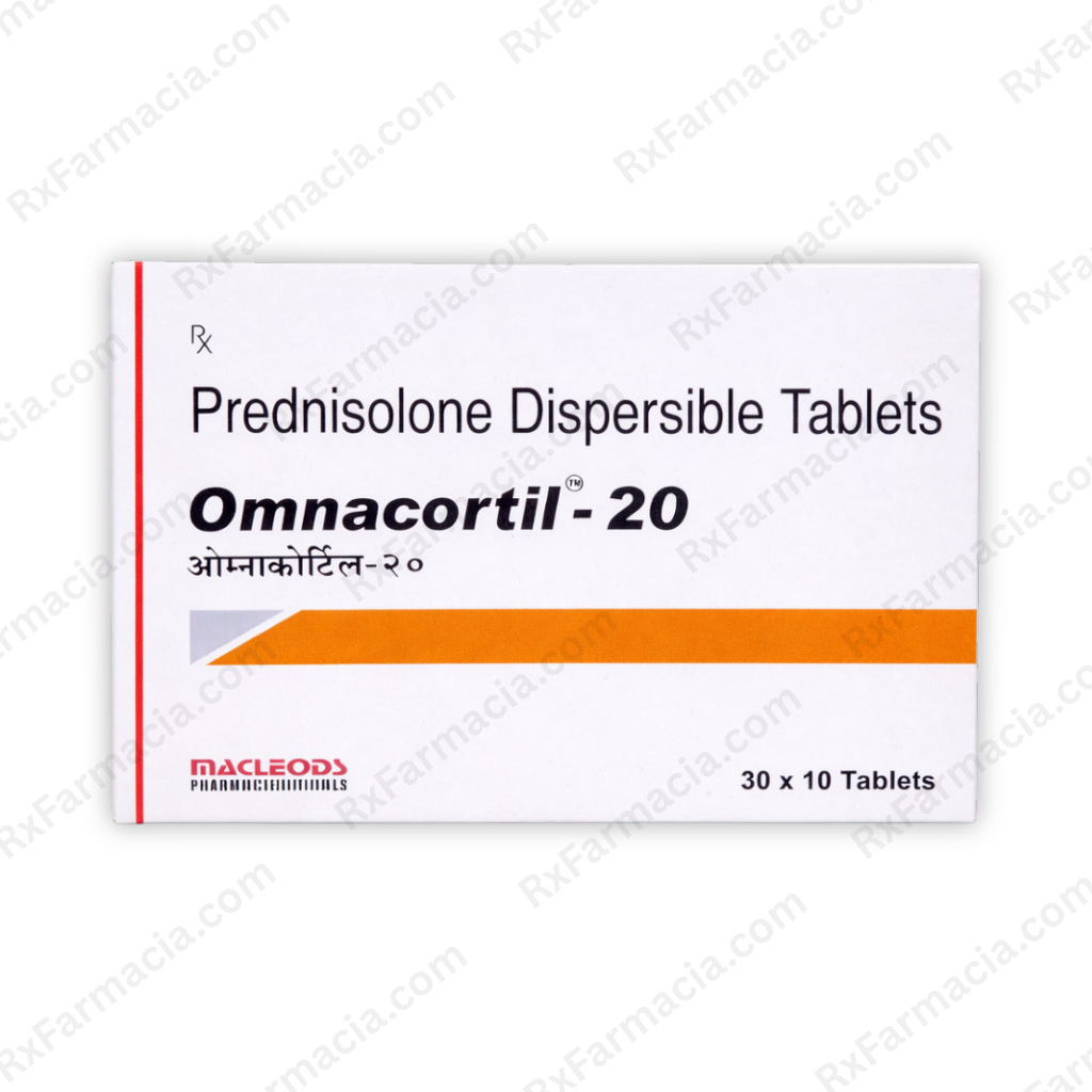 Prednisolone 20mg (Omnacortil 20) - Buy Online