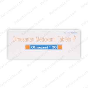 Olmesartan 20MG (Olmezest)
