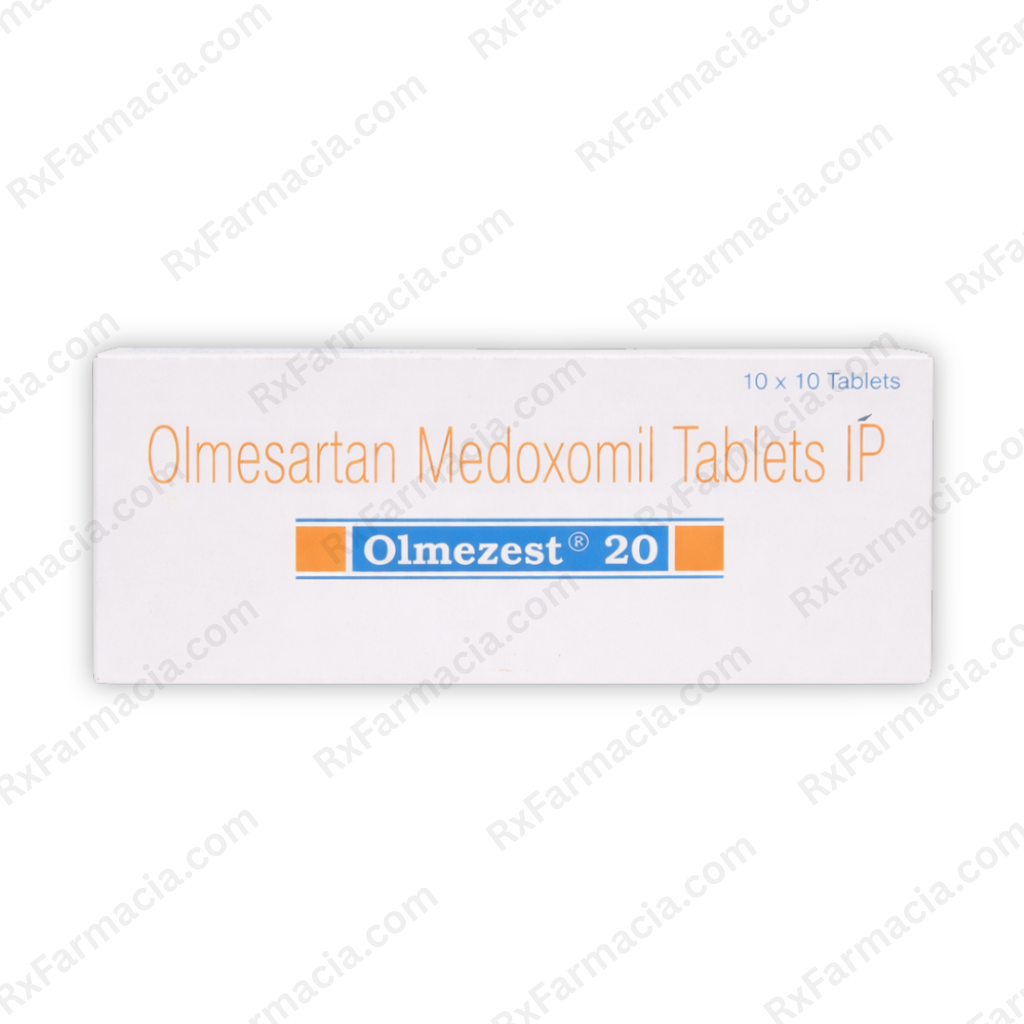 Olmesartan 20MG (Olmezest) - Buy Online