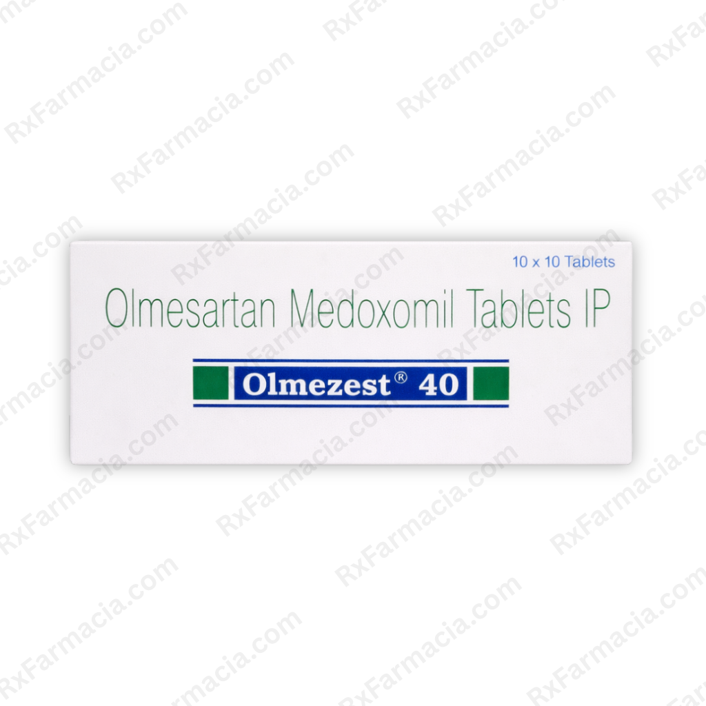 Olmesartan 40MG (Olmezest) - Buy Online