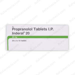 Propranolol 20MG (Inderal 20)