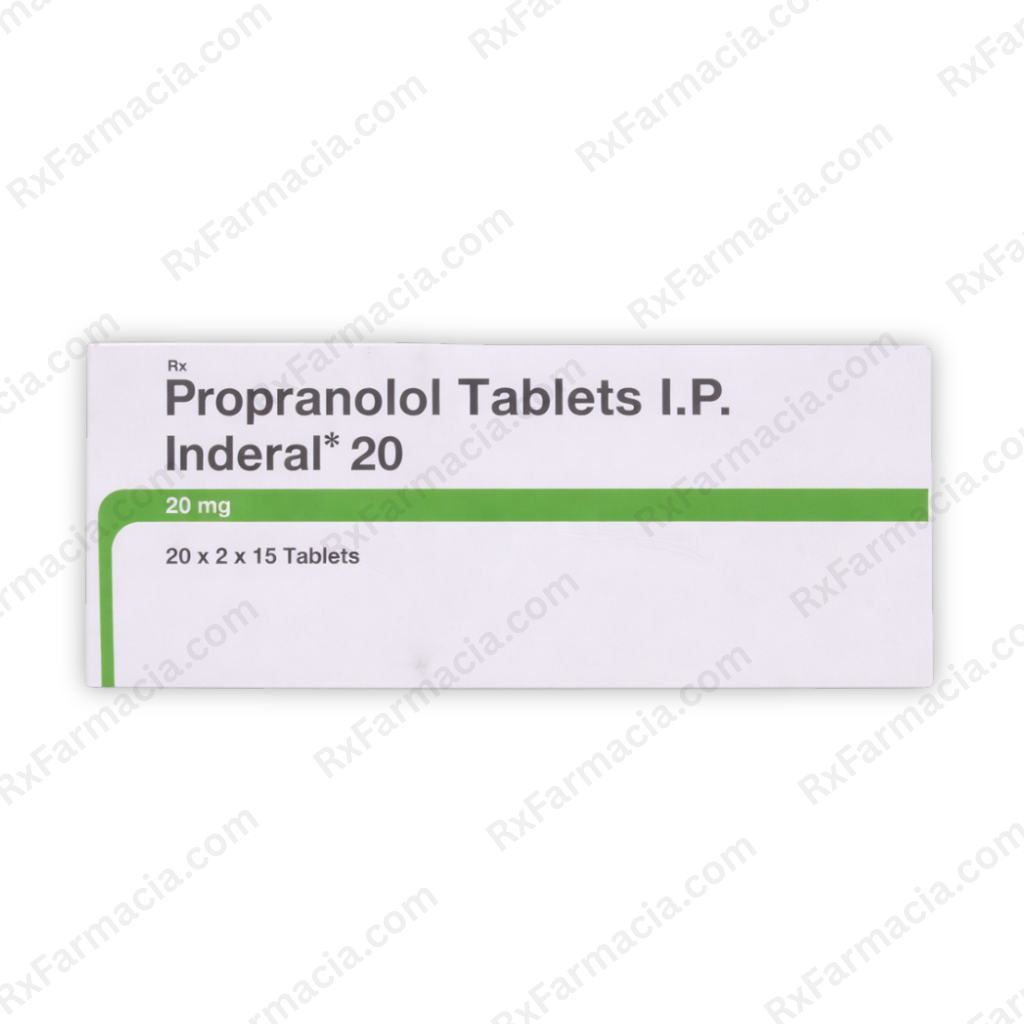 Propranolol 20MG (Inderal 20) - Buy Online
