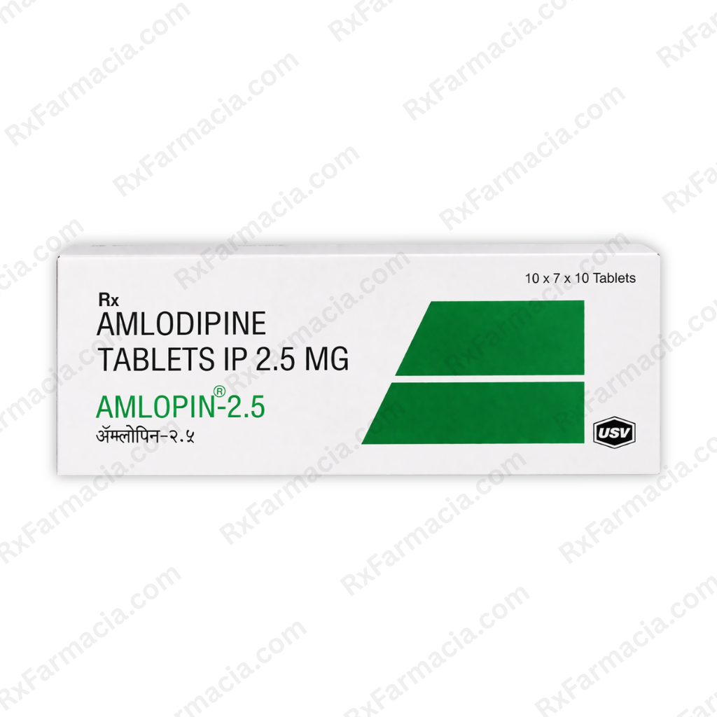 Amlodipine 2.5MG (Amlopin 2.5) - Buy Online