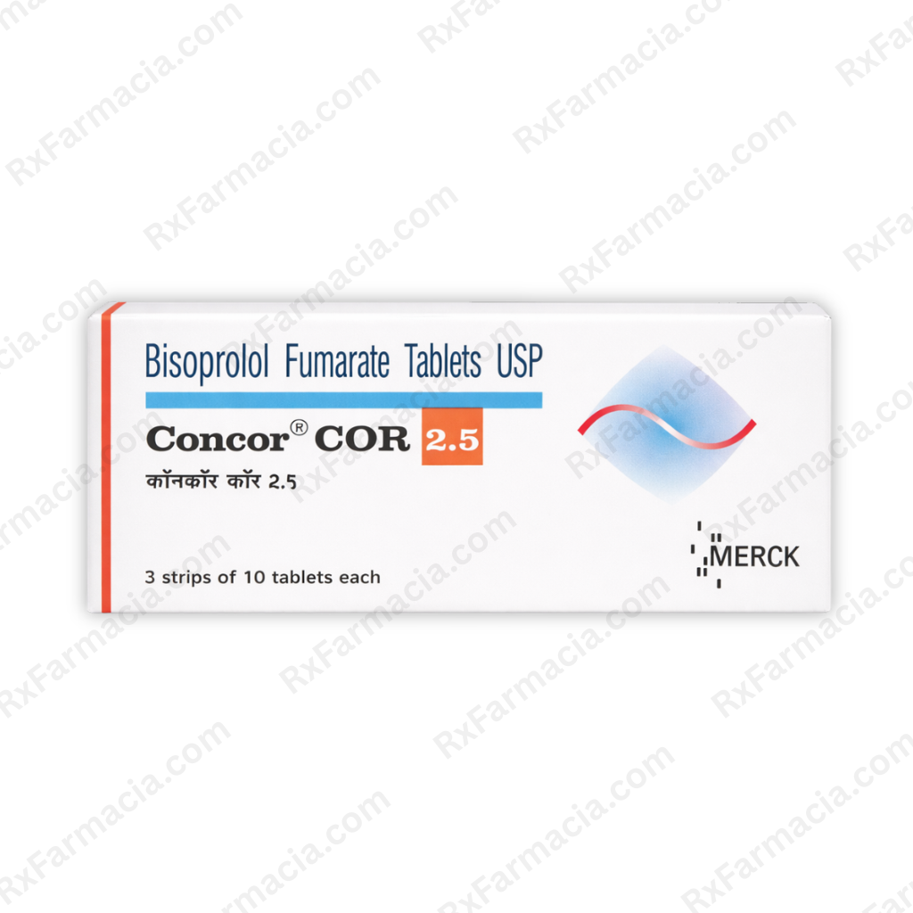 Bisoprolol Fumarate 2.5MG (Concor COR) - Buy Online