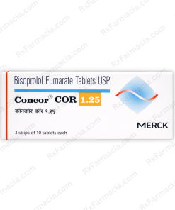 Bisoprolol Fumarate 1.25MG (Concor COR) - Buy Online
