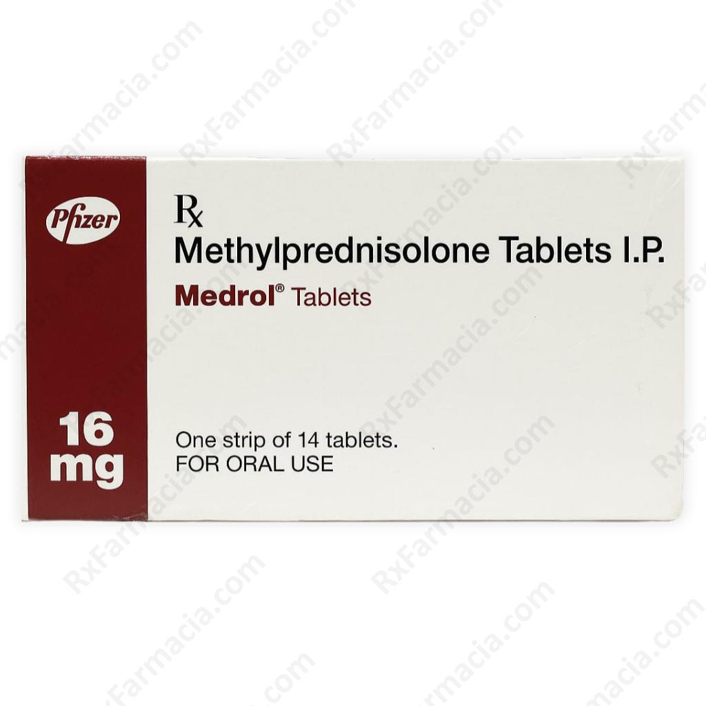 Methylprednisolone 16mg (Medrol 16) - Buy Online