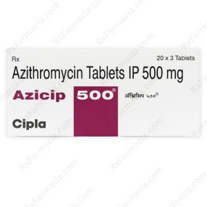 Azithromycin 500mg (Azicip) - 180 Pills