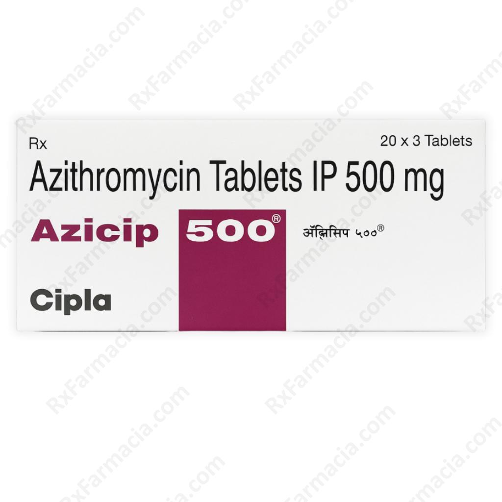 Azithromycin 500mg (Azicip) - 180 Pills - Buy Online