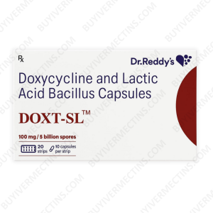 Doxycycline and Lactic Acid Bacillus-100mg-DOXT-SL
