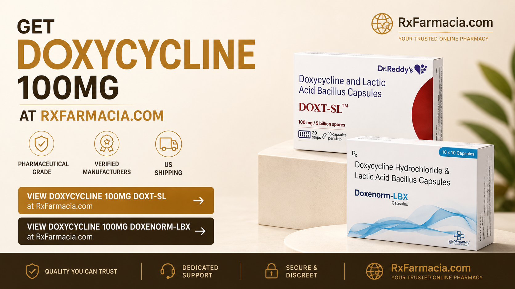 doxycycline 100mg | RxFarmacia