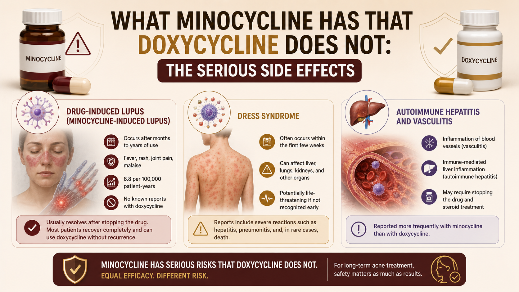 what minocycline has that doxycycline does not? | Genixmeds