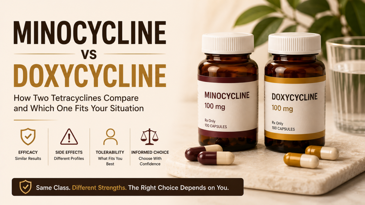 Minocycline vs Doxycycline | Genixmeds