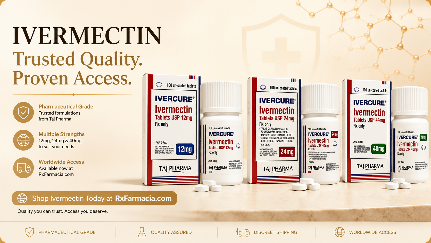Get ivermectin from RxFarmacia 