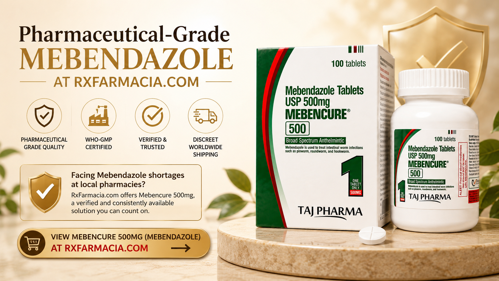 buy mebendazole from RxFarmacia