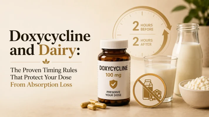 Doxycycline and Dairy: The Proven Timing Rules That Protect Your Dose From Absorption Loss | RxFarmacia